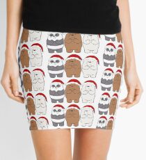 We Bare Bears Xmas Mini Skirt