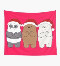 We Bare Bears Xmas Wall Tapestry