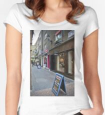 fish & chips Women's Fitted Scoop T-Shirt