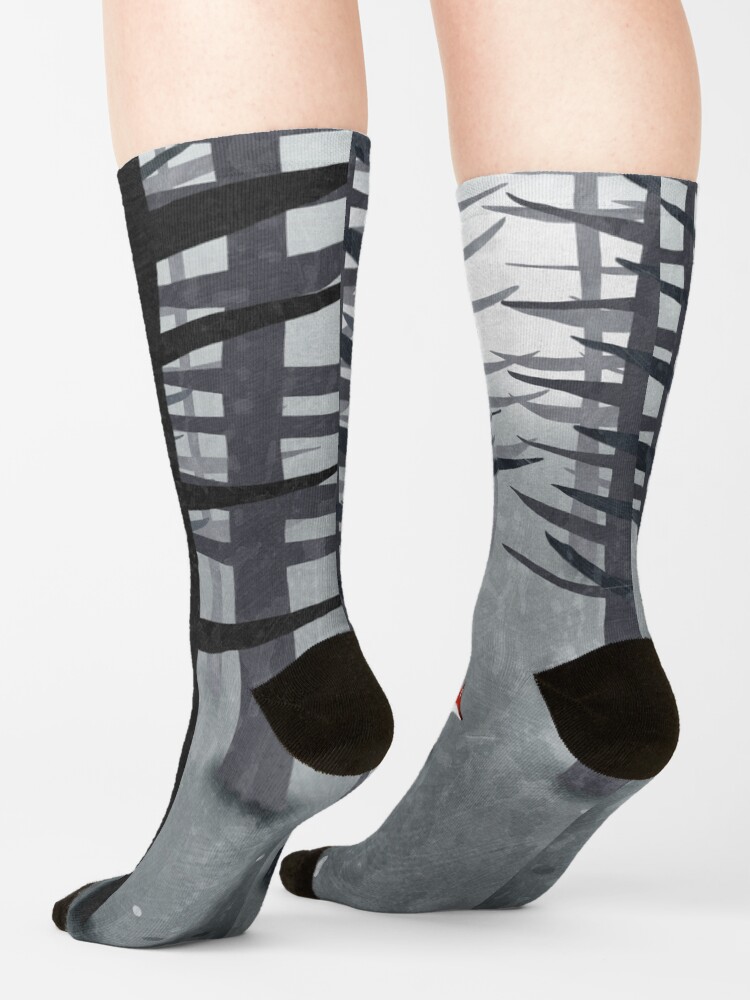 Alternate view of The Fox and the Forest Socks