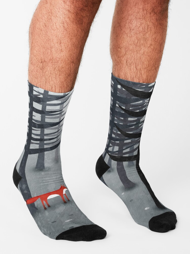 Alternate view of The Fox and the Forest Socks