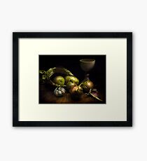 Still Life with Vegetables Framed Print