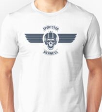 Sportster Sickness Plain White Unisex T-Shirt