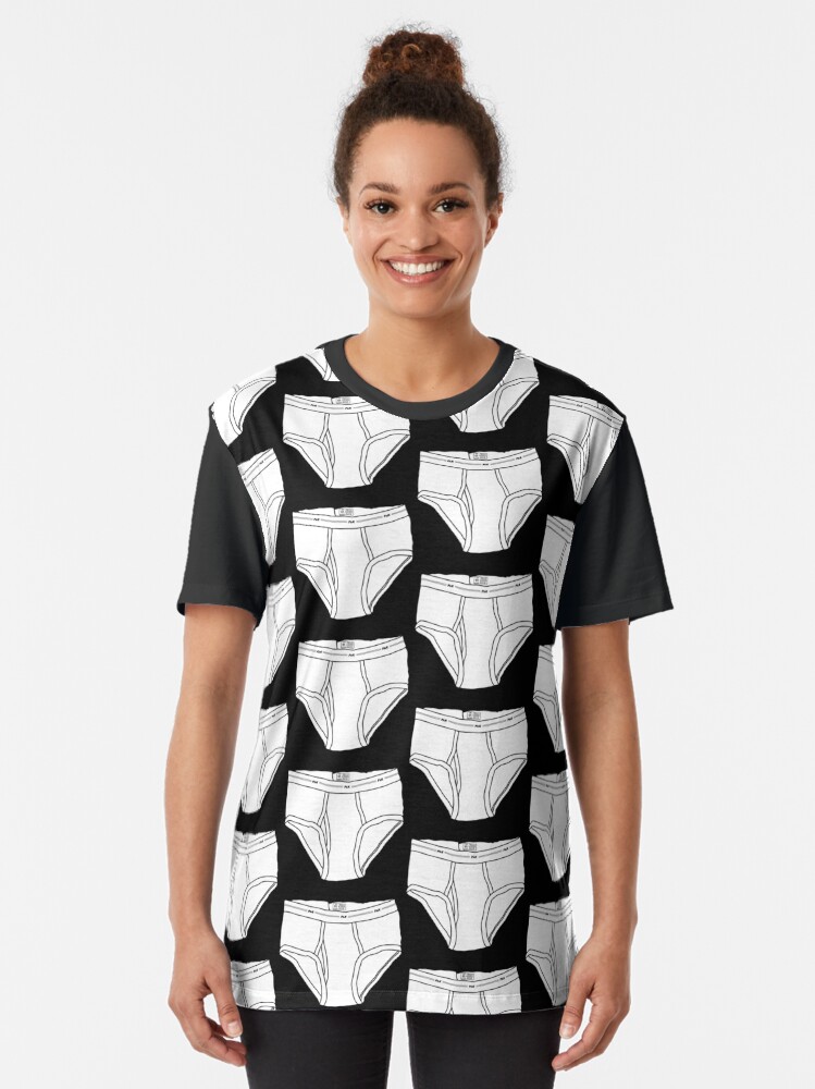 Alternate view of Tightie Whities Graphic T-Shirt