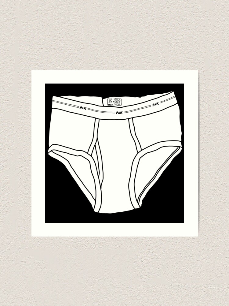 Alternate view of Tightie Whities Art Print