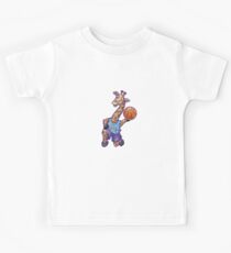 Wild Animal League Giraffe Basketball Star Kids Tee