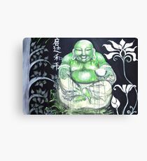 Laughing Buddha ~ Enlightened Path to Peace & Love Canvas Print