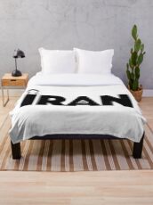IRAN Throw Blanket