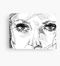 Engraved Ink Canvas Print