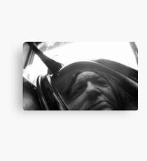 Tied to the kitchen sink - Self Portrait Canvas Print