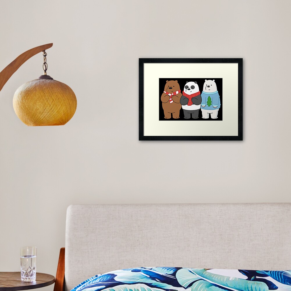 We Bare Bears Framed Art Print