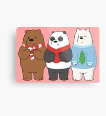 We Bare Bears Metal Print