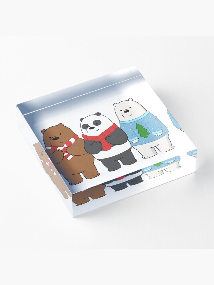 Alternate view of We Bare Bears Acrylic Block