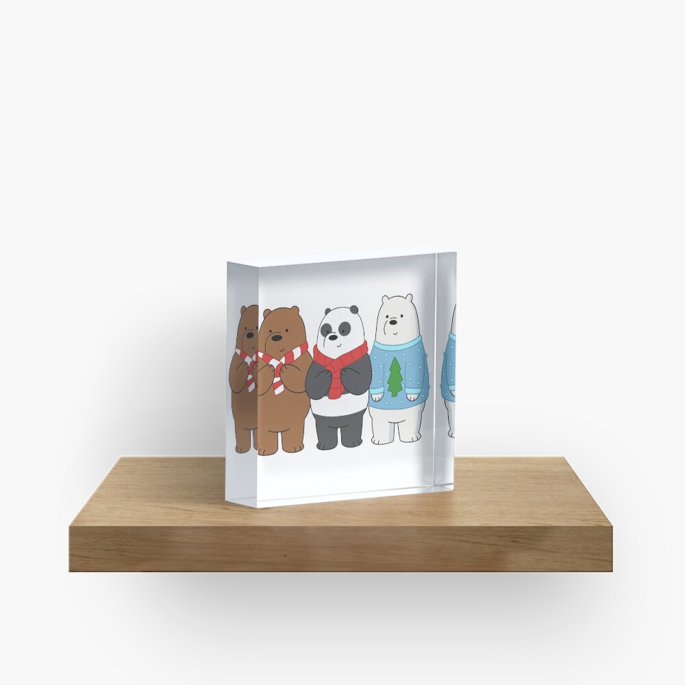 We Bare Bears Acrylic Block