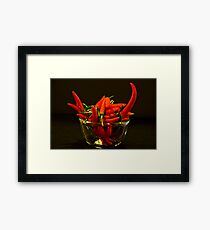 Spicy enough? Framed Print