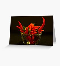 Spicy enough? Greeting Card