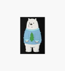 Ice Bear Art Board Print