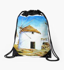 Mediterranean life Drawstring Bag