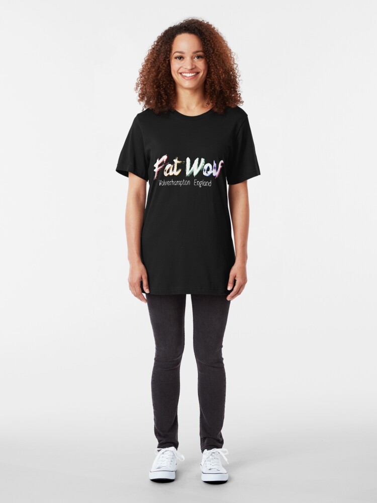Alternate view of Fat Wolf - Chunky White Slim Fit T-Shirt
