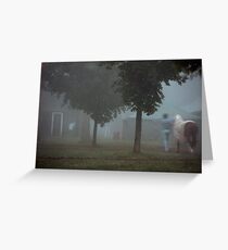 Morning Walk Greeting Card