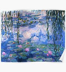 Monet Lilies Poster