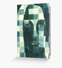 Pixel Self Portrait Greeting Card