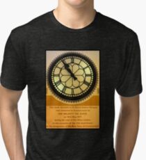The Clock in the Plaza Tri-blend T-Shirt