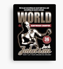 jack johnson Canvas Print
