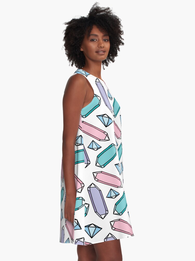 Alternate view of Crystals A-Line Dress