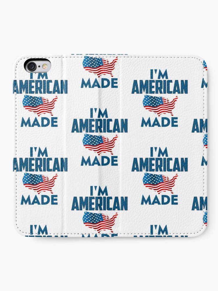 Alternate view of I Am American iPhone Wallet