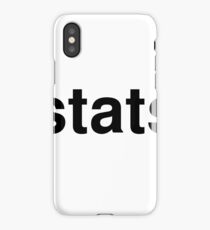 stats iPhone Case
