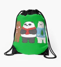We Bare Bears Drawstring Bag