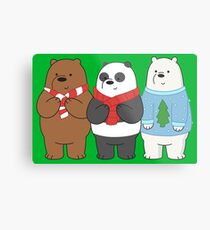 We Bare Bears Metal Print