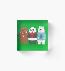 We Bare Bears Acrylic Block