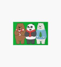 We Bare Bears Art Board Print