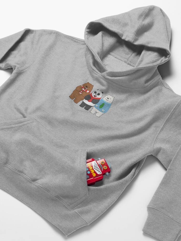 Alternate view of We Bare Bears Kids Pullover Hoodie