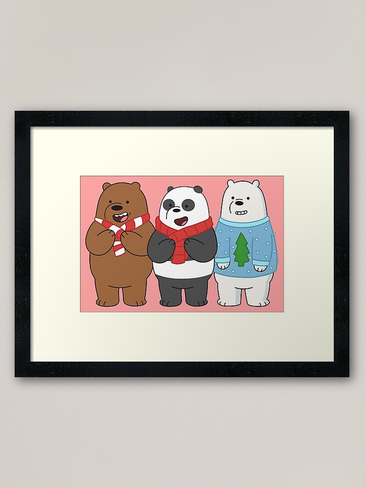 Alternate view of We Bare Bears Framed Art Print