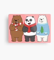 We Bare Bears Metal Print
