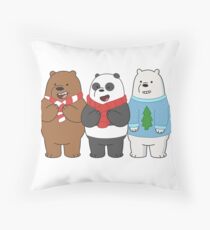 bare bears pillow