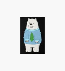 Ice Bear Art Board Print