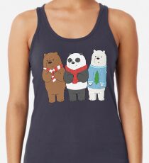 We Bare Bears Racerback Tank Top
