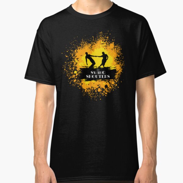 Jitterbugs Peinture Jaune & Orange T-shirt classique