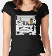 Not the droids... Women's Fitted Scoop T-Shirt