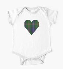 00074 Jones Clan/Family Tartan Short Sleeve Baby One-Piece