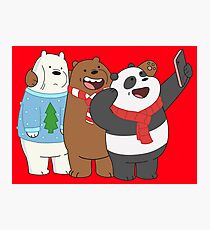 We Bare Bears Photographic Print