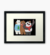 We Bare Bears Framed Print