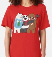 We Bare Bears Slim Fit T-Shirt