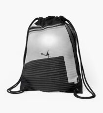 Reflection in a Window Drawstring Bag