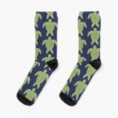 Green Sea Turtle Design Socks