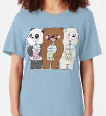 We Bare Bears Slim Fit T-Shirt